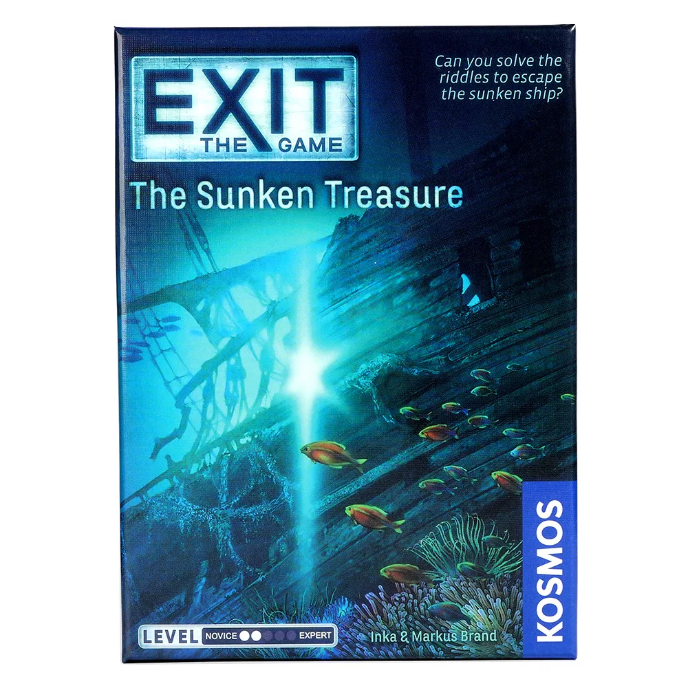 

EXIT: The Sunken Treasure - Уникальная игра Escape Room - 1-4 игрока - Настольные игры-головоломки с решением по стратегии