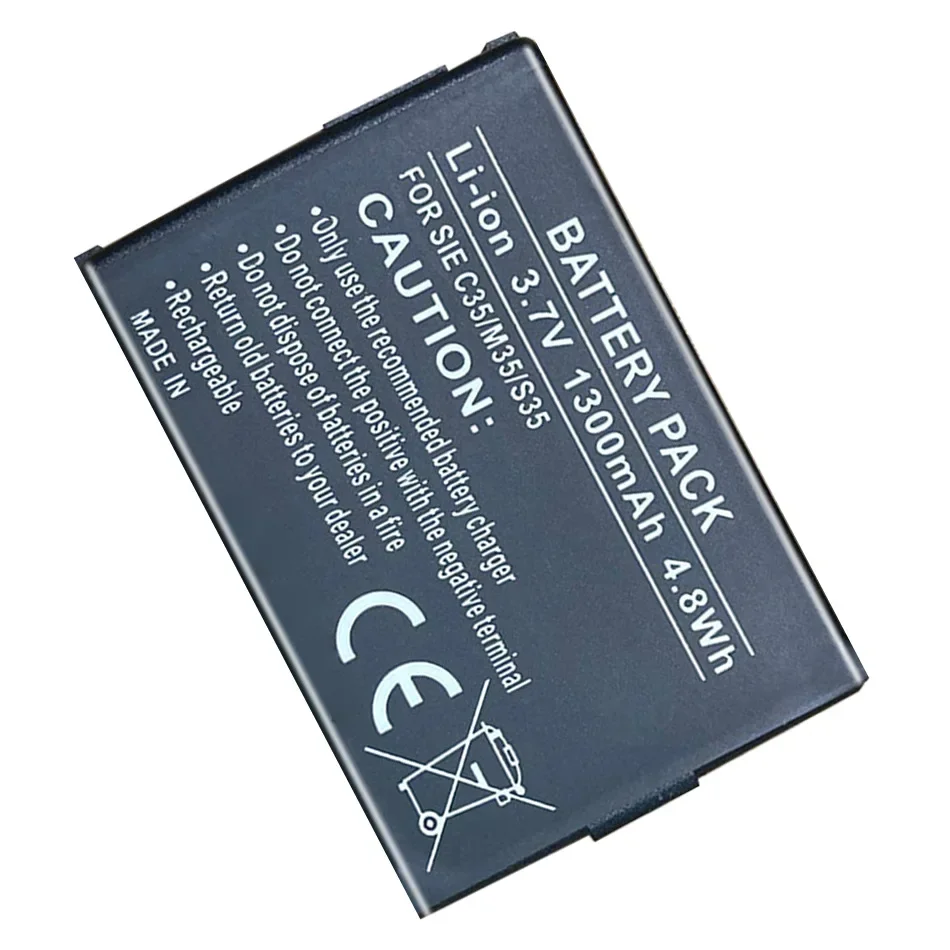 Mobile Phone Battery C35/M35/S35  1300mAh for Siemens 3506, 3508, 3518, 3568, 3608, C35,C35e,C35i,M35,P35,S35, S35i,S46,S47