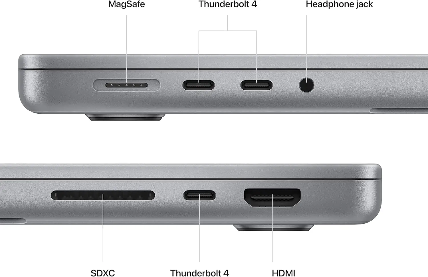 Apple-MacBook Pro 14,2 "con Chip Apple M2 Max, 32GB RAM 1TB SSD, gris espacial MPHG3LL/A (Certificado-reacondicionado excelente), 2023