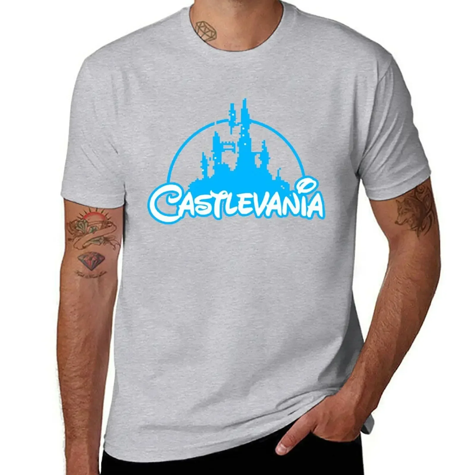 2024 Summer New Men T Shirt Castlevania T-Shirt Customs Design Your Own New Edition Men Clothings Short Sleeves Pure Cotton Tops