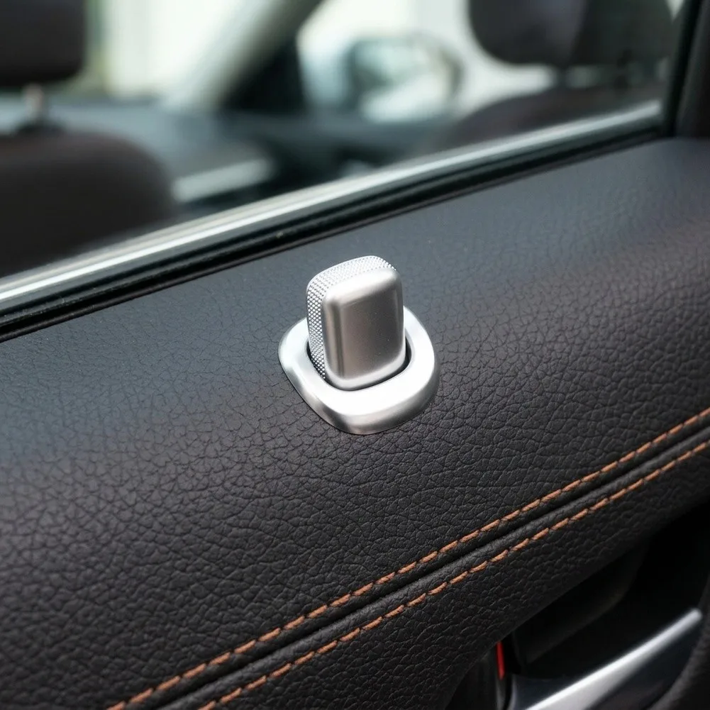 Car Front Door Pin Guide Trim Panel Locking Knob Button Cover For Mercedes For S-Class W222 For Maybach For W222 2014-2020