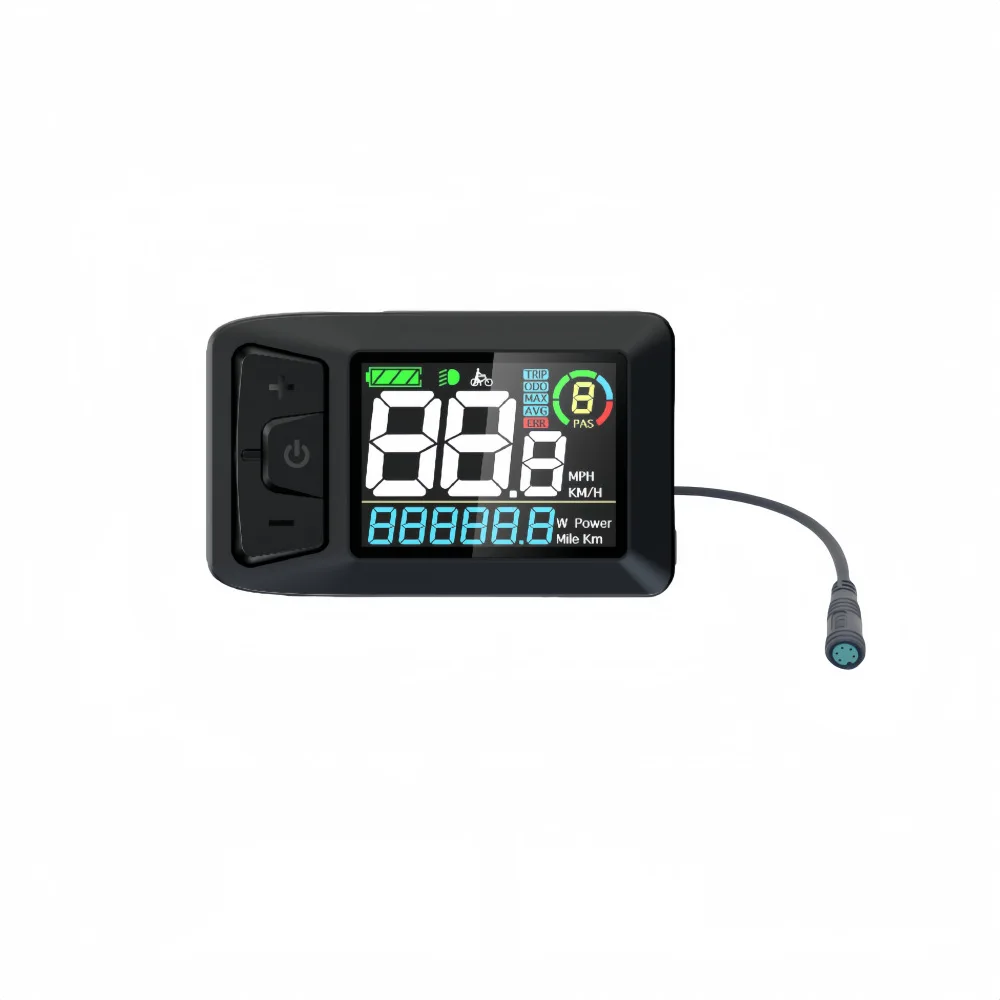 

K01 UART LCD Electric Bike Display for Bafang MID Motor BBS0102 HD M300 M400 M620 UART Protocol Bicycle Computer