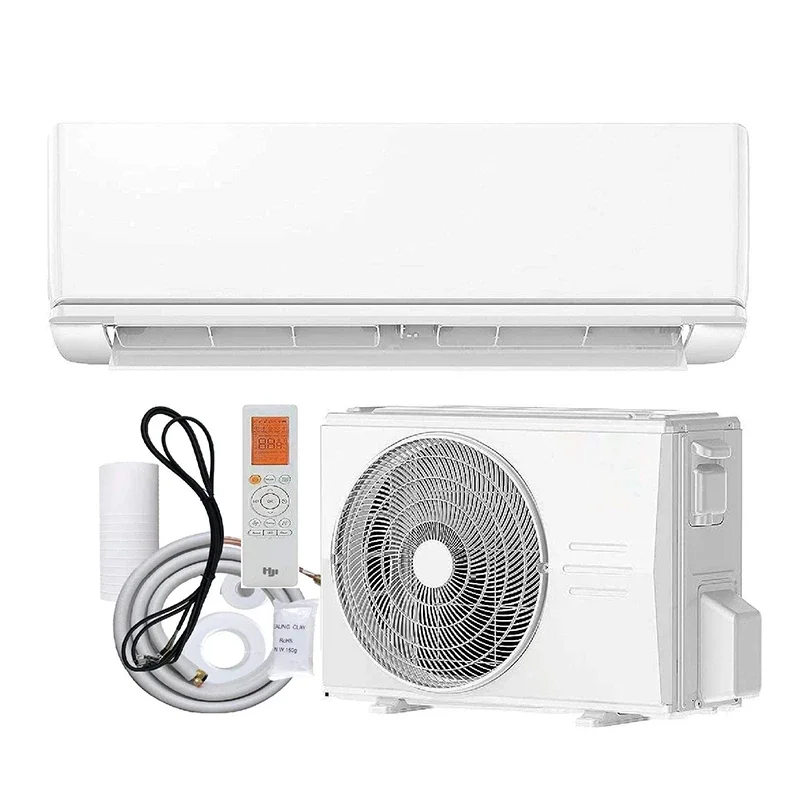 Aircon Mini AC Split Mounted Wall Air Conditioner 100 Square Meter 12000btu 1.5hp 1ton Inverter Cooling/Heating with Humidifier