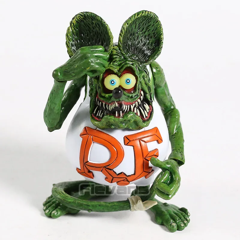 Rat Fink Joint Movable PVC Action Figure Collectible Model Toy Brinquedos Figurals