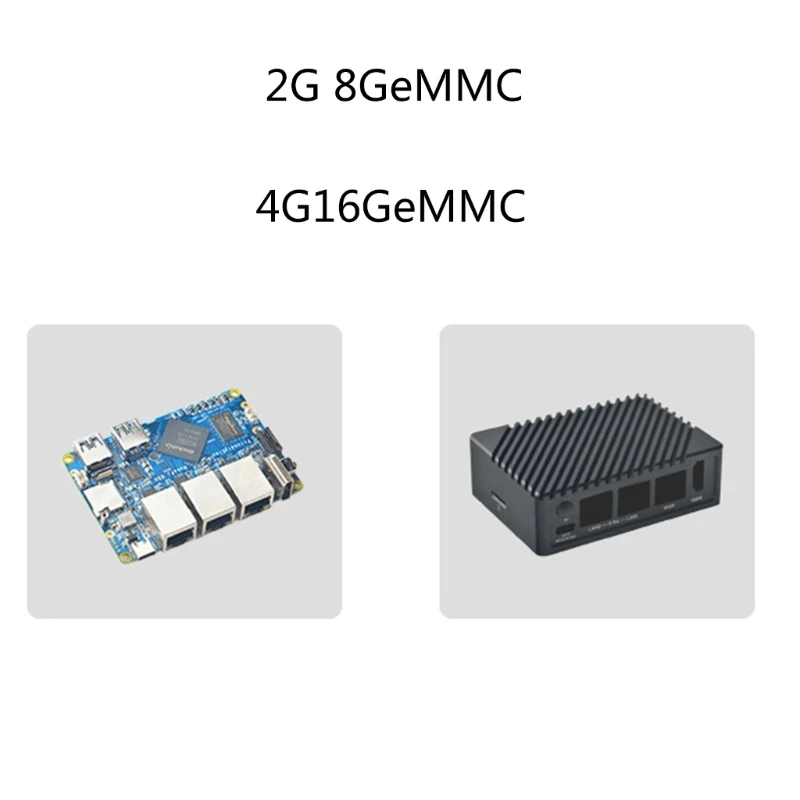 NanoPi R5S Dual 2.5G Gigabit Mini-ontwikkelingsbord MetalShell Open Source RK3568-router