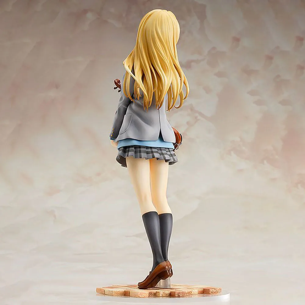 Original Good Smile Company Shigatsu Wa Kimi No Uso-Miyazono Kaori-1/8 figura de Anime modelo de figura de acción Decoración