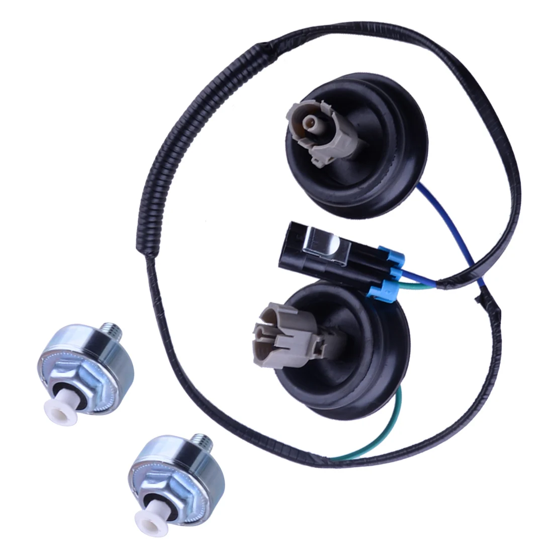 

2Pcs 10456603 8104566030 Knock Sensor with Harness Kit Fit for Chevrolet Express Silverado GMC Sierra Yukon Buick Isuzu Pontiac