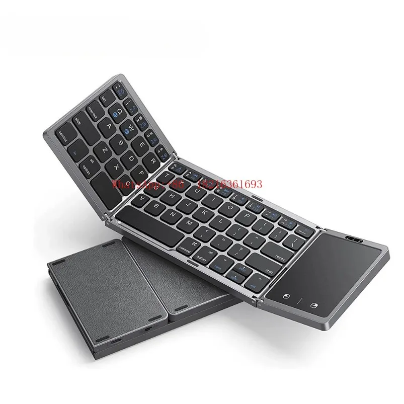 

Folding keyboard portable bluetooth magic control touch keyboard factory direct sales