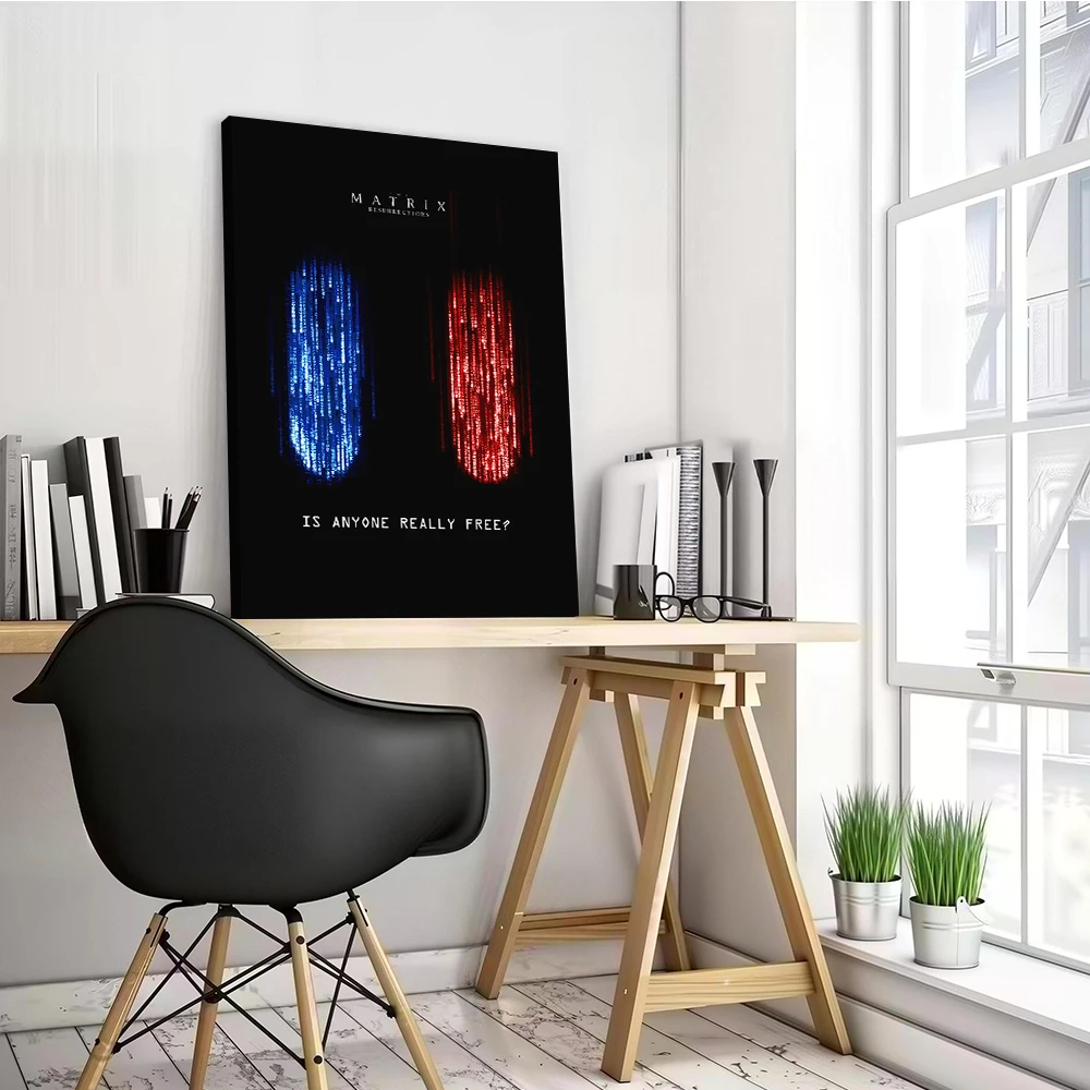 The Matrix Canvas Wall Art Posters Personalized Photo Printing for Room Decoration Aesthetics Specialty and Themed Home Decor
