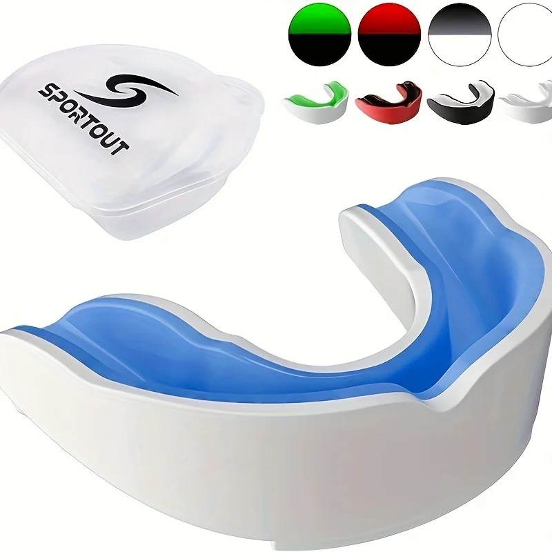 Size2(large) Mouthguard, sports mouthguard for football, basketball, hockey, mixed martial arts, and boxing, large adult size