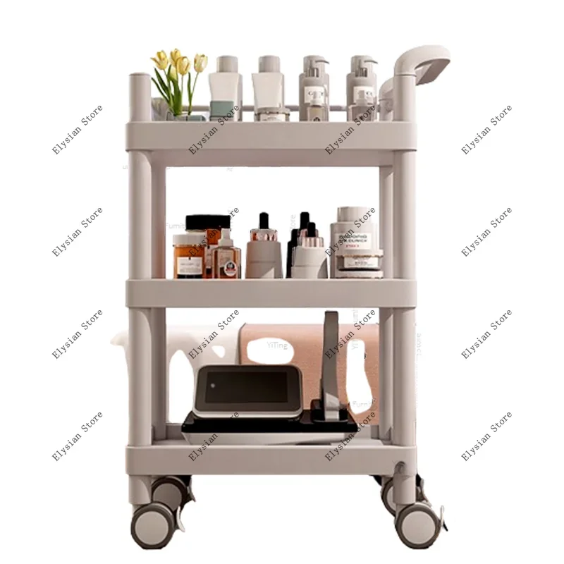 

Rolling Beauty Cart Salon Trolley Tool Manicure Cosmetic Salon Trolley Tattoo Lash Carrello Attrezzi Beauty Furniture KMST