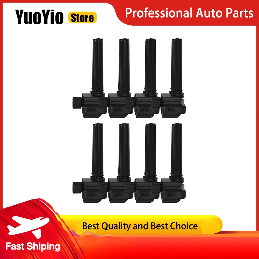 YuoYio 8Pcs New Ignition Coil 56029129AA For Dodge Challenger Charger Durango Ram Jeep Commander Chrysler 300