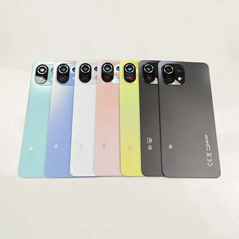 

Задняя стеклянная крышка для Xiaomi 11 Lite 5G/11 Lite 5G NE, сменный жесткий чехол для аккумулятора, задняя крышка корпусаChangeSKU
