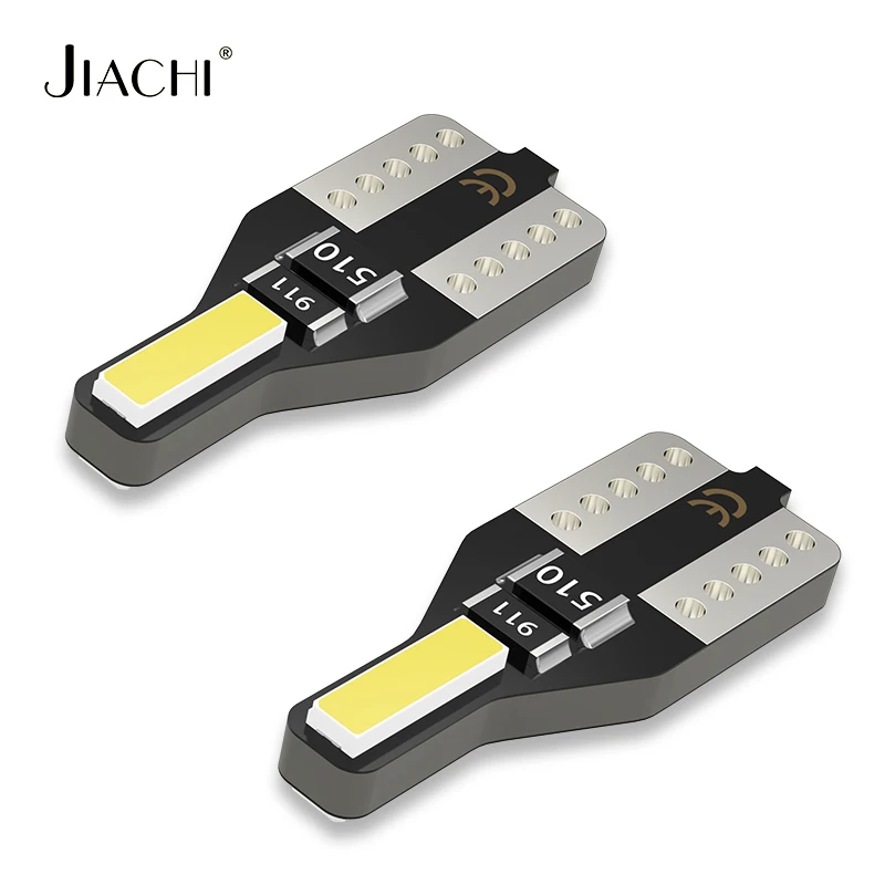 

Jiachi 2/4/6/8PCS Car Interior Lamps W5W T10 7020 2SMD LED Bulb White 12V 194 168 501 Map Dome Parking Lights Auto Signal Lamps