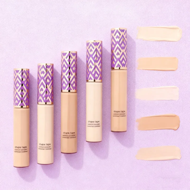 Base líquida de moda Maquillaje facial Crema iluminadora para mujeres Cobertura total Luz fija Corrector de tarte caliente Modificar la piel Corrector