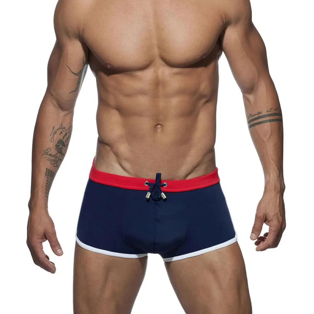 Men's Sexy Swimsuit Man Swimming Trunks Push Up Pouch Pad Swimwear Men Swim Briefs Slip Beach Bikini Boxer Shorts Bathing Suit