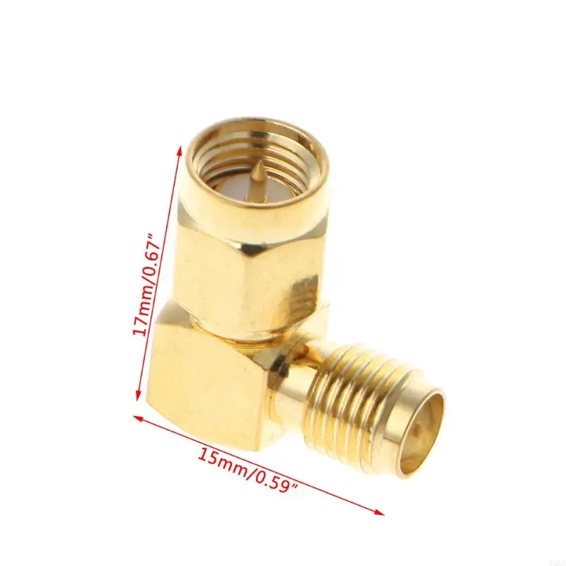 SMA Male To SMA Female 90 Degrees RF Coaxial Connector Adapter