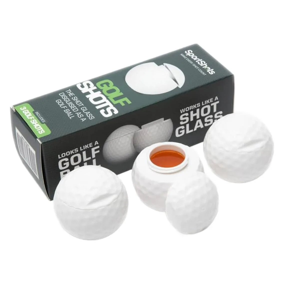 Creative Golf Ball Shot Glass, Novelty Small Wine Cup, Ideal Gift for Golf Lovers, Party & Contest Celebrations
