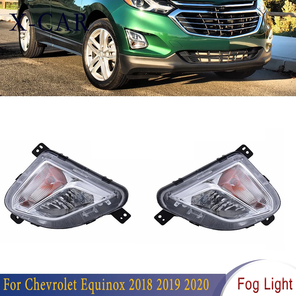 

X-CAR For Chevrolet Equinox 2018-2020 Headlight Fog Light Headlights Fog Lamps Foglight Daytime Running Lamp LED DRL Fog Lights