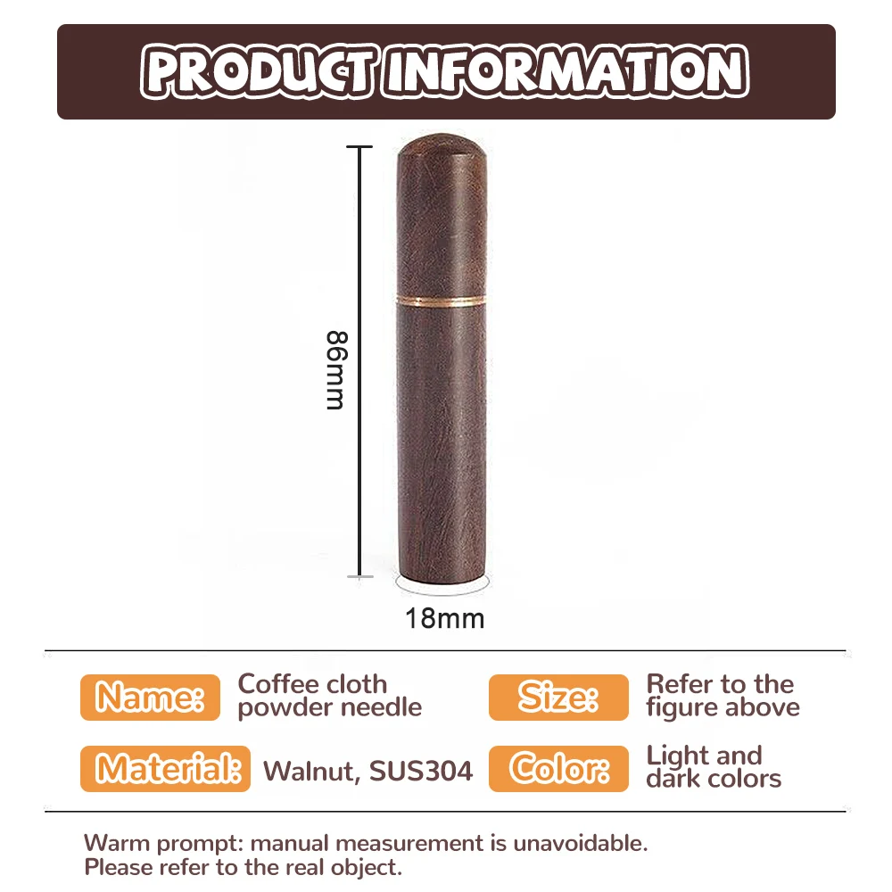 Stainless Steel Coffee Powder Tamper Espresso Powder Stirrer Distributor Leveler Tools Cafe Stirring Barista Accessories