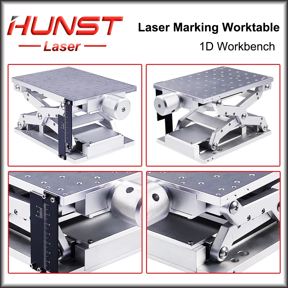 HUNST 1 Axis Moving Table 210*150mm Working Size Z AXIS Table Portable Cabinet Case DIY Part for Laser Engraving Machine