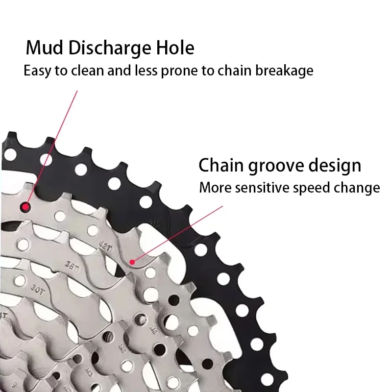 K7 12V mtb 12 speed cassette SUNSHINE Bicycle Sprocket 32/40/42/46/50/52T for Shimano HG Hub Mountain Road Bicycle Freewheel