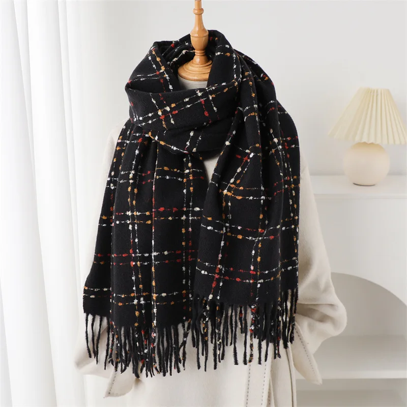 

Women Paisley Scarf Cashmere Shawls Tassel Pashmina Hijab Head Wrap Lady Winter Scarves Foulard Bufanda Blanket Thick Stoles