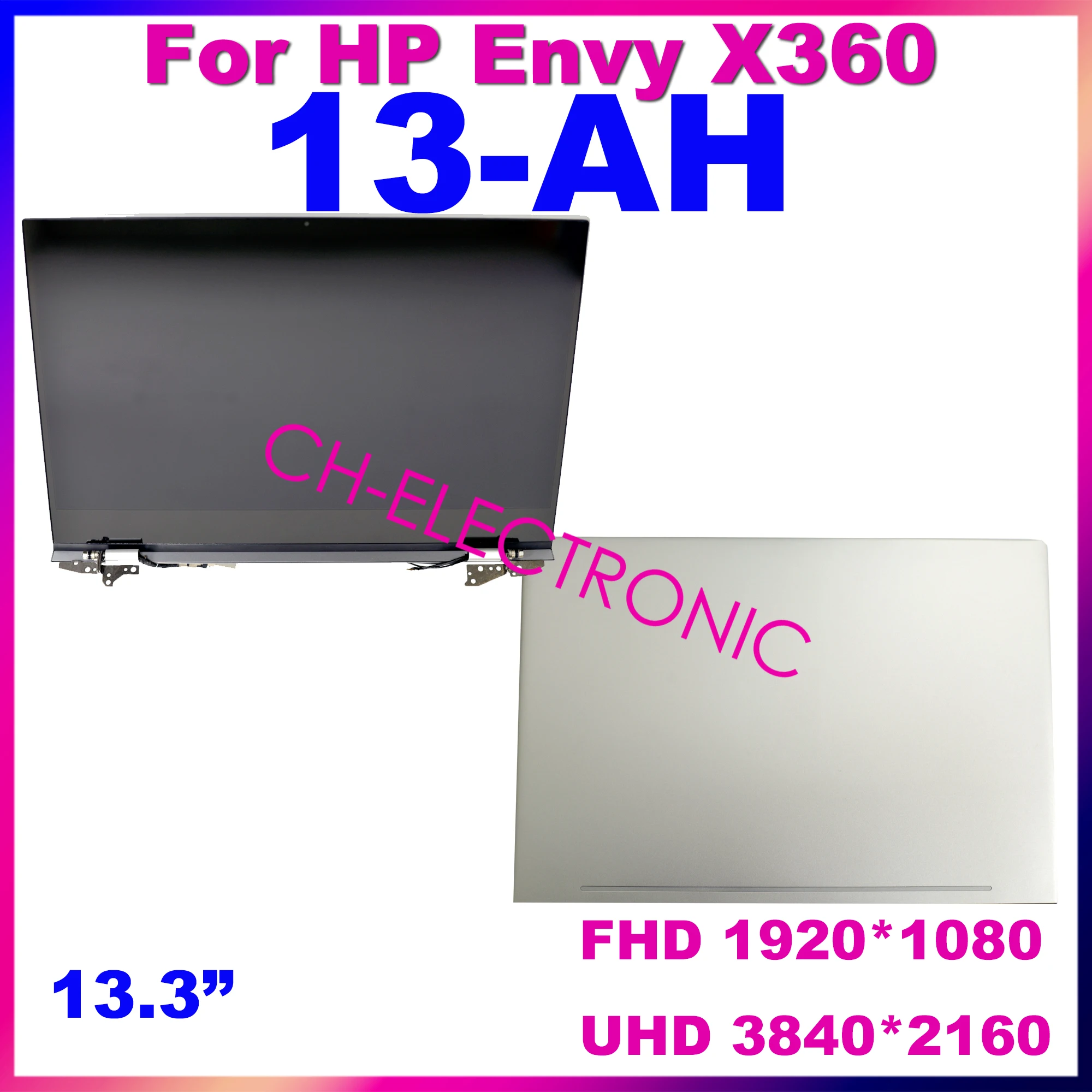 

Original 13.3" For HP ENVY 13T-AH000 13T-AH100 13-AH Lcd Led Display Screen Glass Full Assembly L19754-001 L19753-001 L19751-001