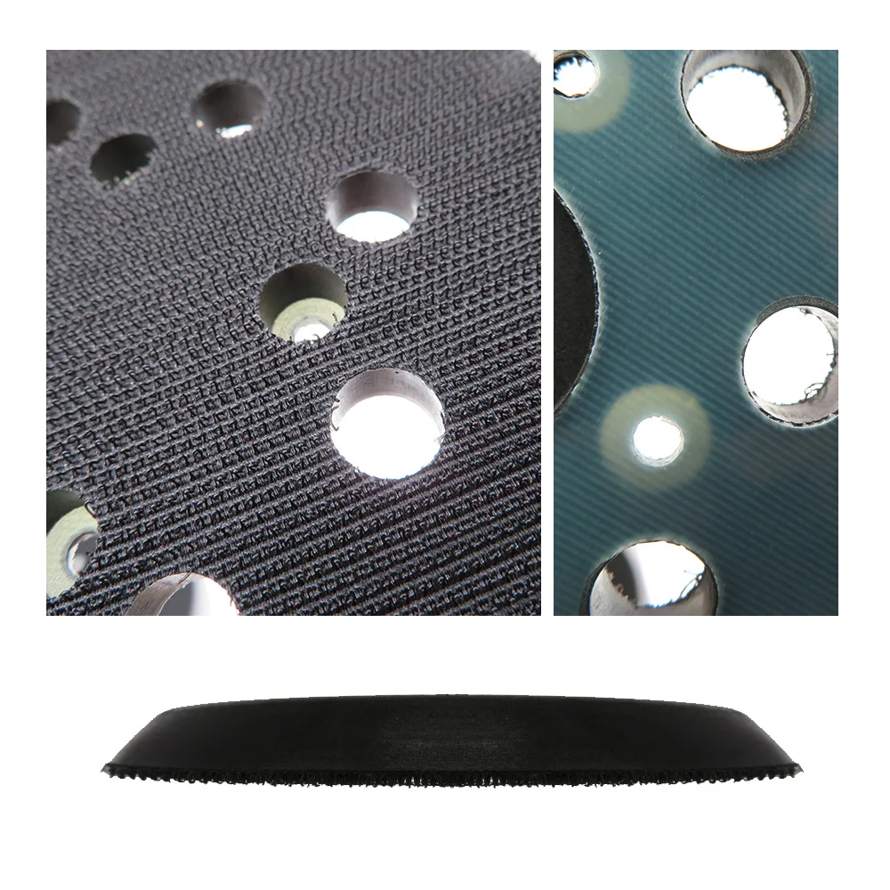 5 pollici 8 fori 4 bulloni tampone abrasivo di Backup piastra di supporto per levigatrice 125mm gancio e anello per smerigliatrice elettrica accessori per utensili elettrici