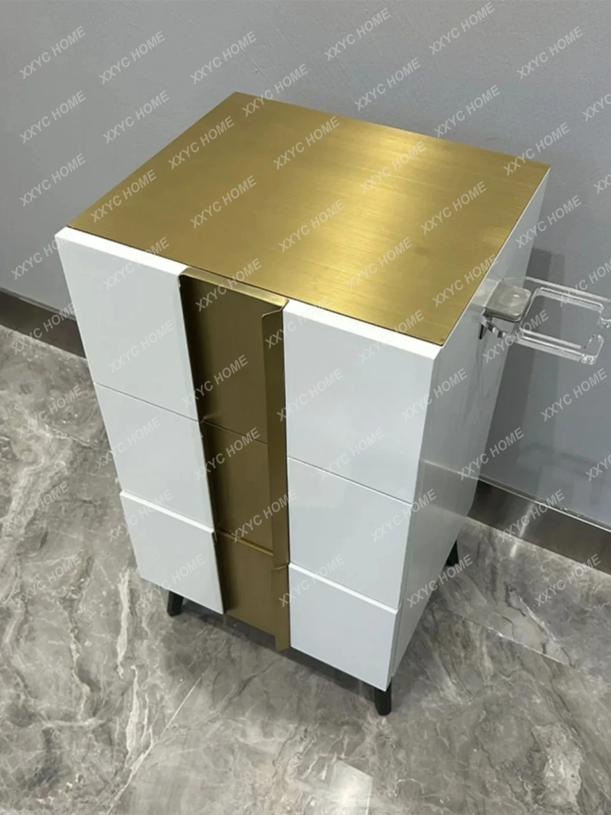 Hair Salon Tool Cabinet for Hair Salon Stainless Steel Work Cabinet Tool Car