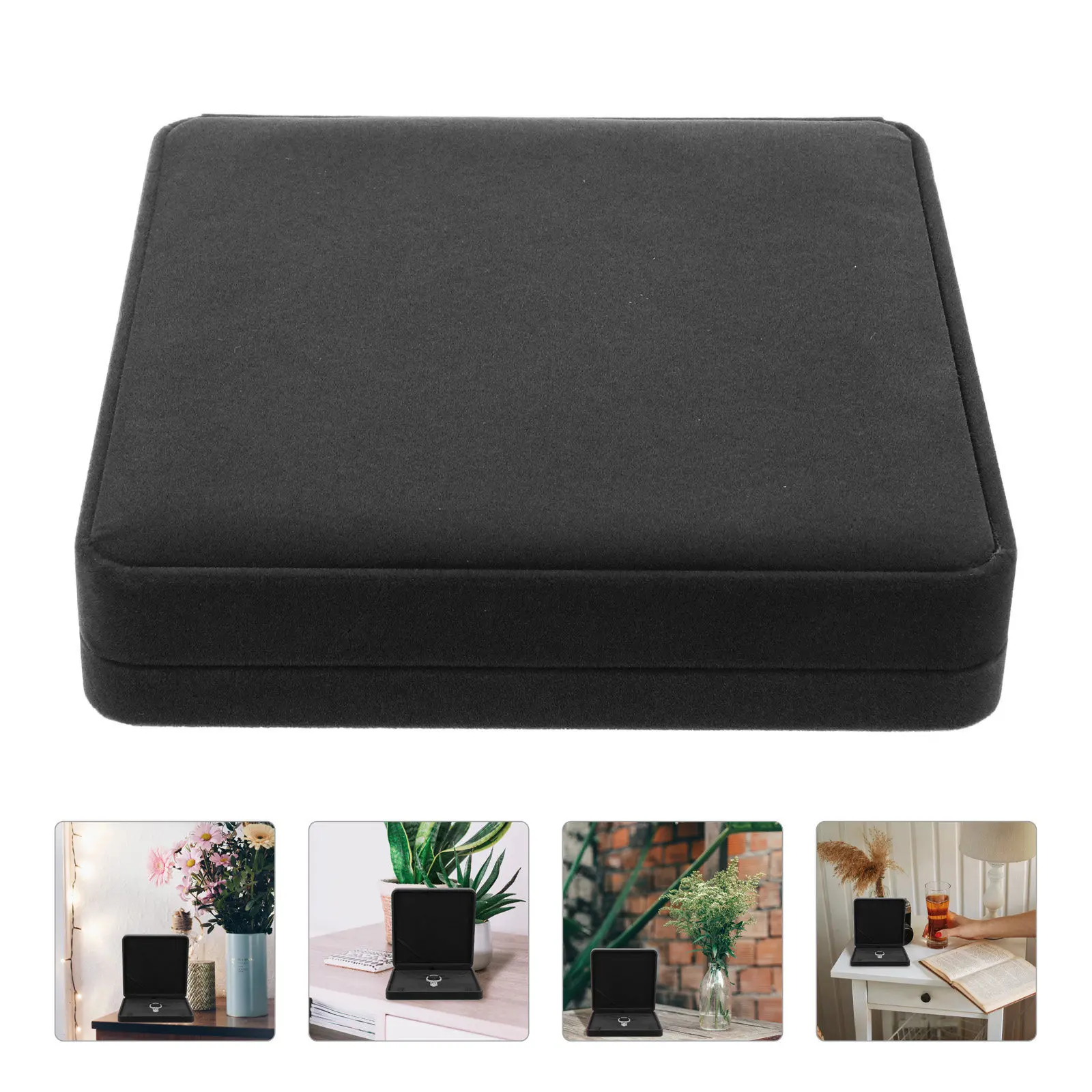 

Набор шкатулок для украшений: мягкий защитный органайзер для колец, ожерелий, браслетов, серег – идеальный подарок на свадьбу или Рождество