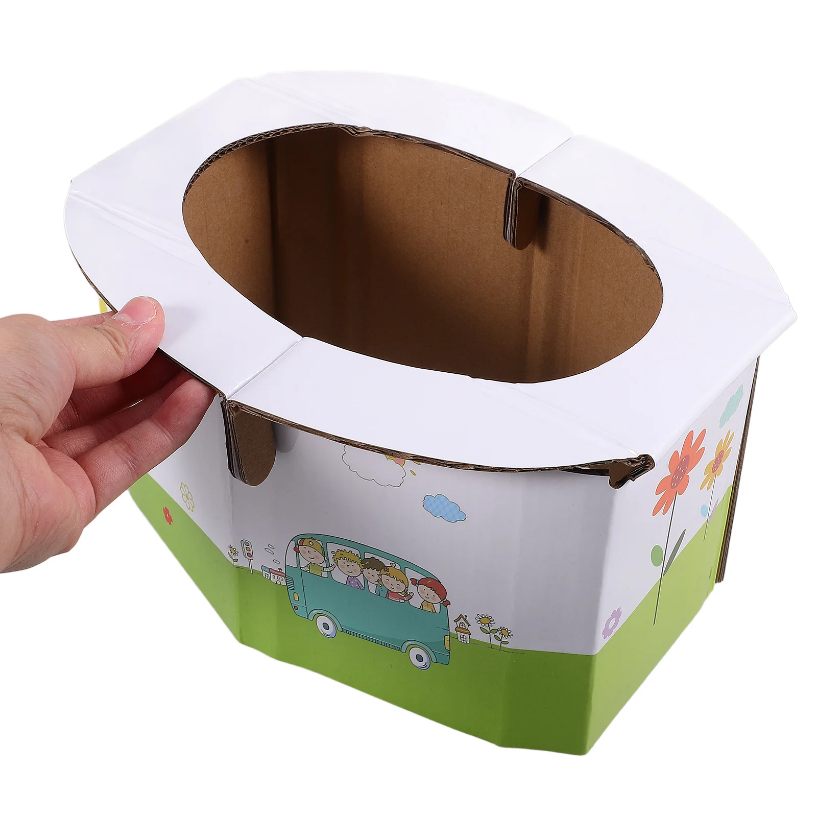 مقعد محمول للأطفال الصغار قابل للطي ومرحاض للسفر وخفيف الوزن لتدريب الأطفال للاستخدام المنزلي في السيارة والتخييم #6