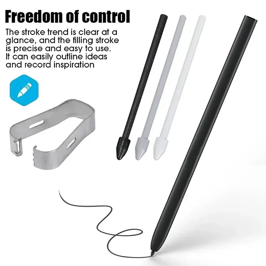 Replacement Pen Tips Touch Pen Nib Stylus Refill Compatible with Samsung Galaxy Tab S6 Lite/ S6/ S7/ S9/ S10/ S23/ S24/ S25