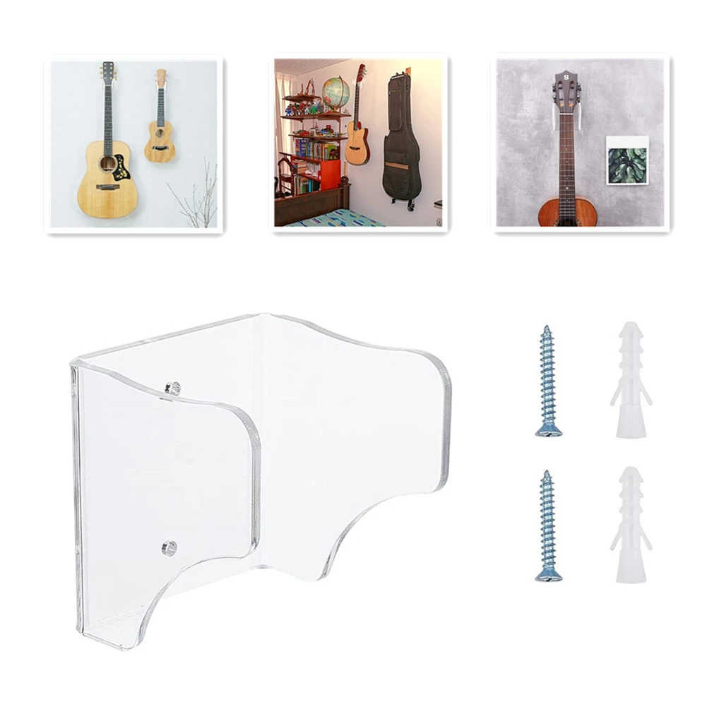 

Bedroom Guitar Stand Singer Signature Guitar Wall Mount Music Lover Instrument Display Stand, Wall Hook WhiteJAS
