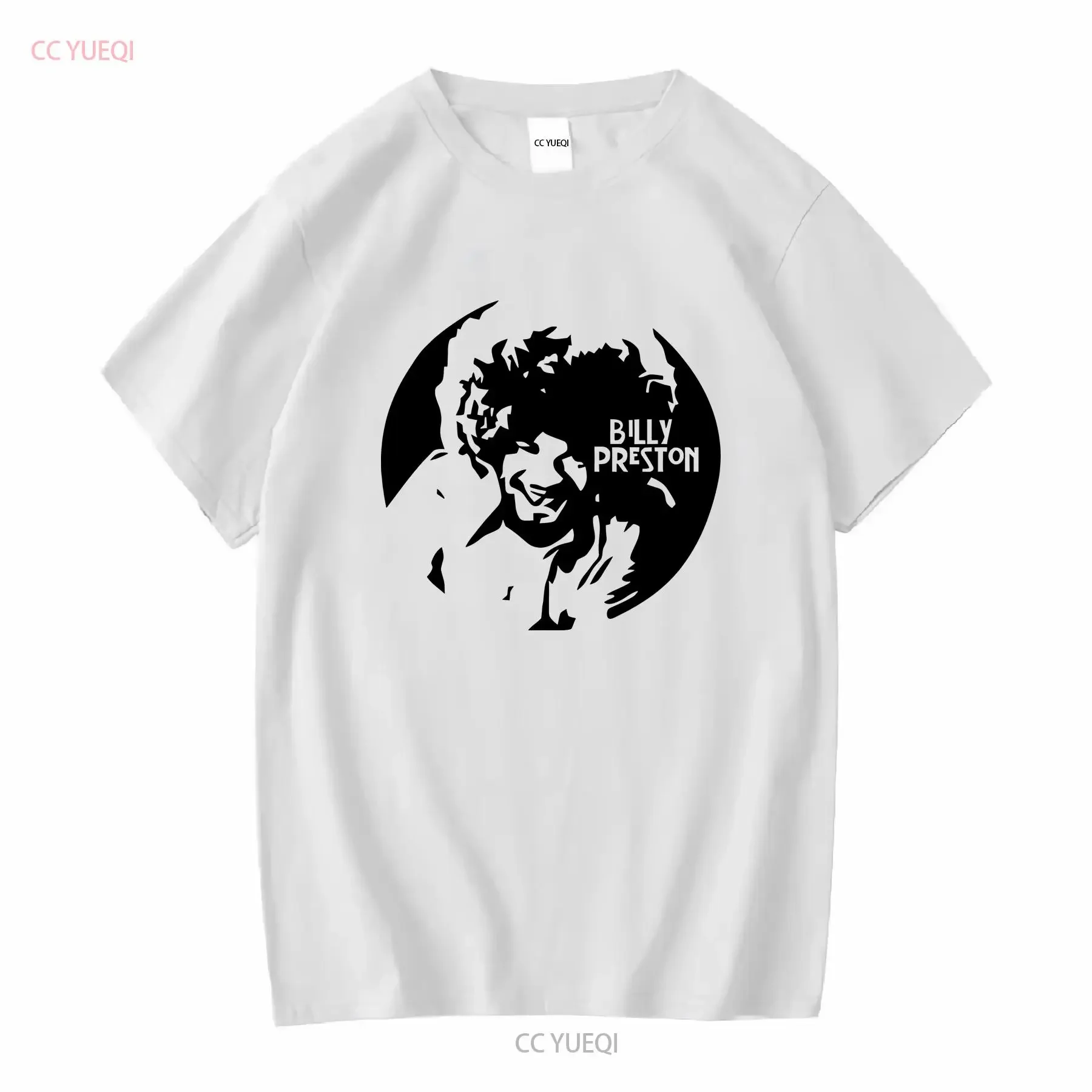 Camiseta BILLY PRESTON Vintage Funk Soul 70s Retro Classic Rock S 6XL Algodón de manga larga vintage Lavado Elástico