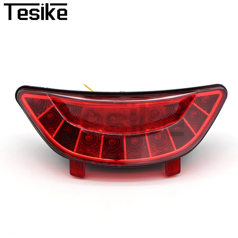 

Motorcycle Led Rear Taillight Chrome Rear Tail Light Brake Turn Signals Integrated LED Light For YAMAHA V-MAX1700 2009-2013