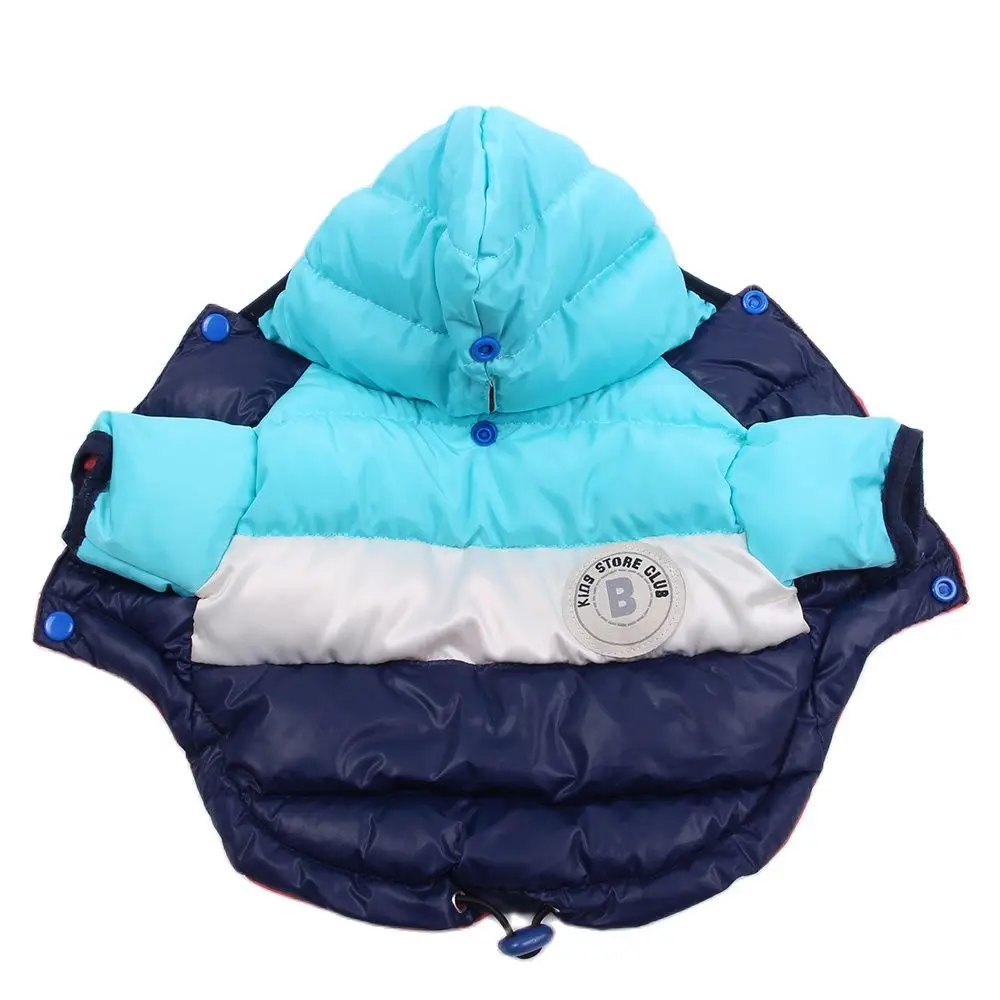 Winter Dogs s Warm Coat Waterproof Splice Design Pet Puppy Winter Hoodie Outfit 5 Colours 8 Sizes