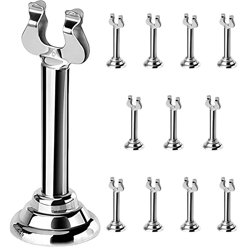 

【A87T】для свадьбы, банкетов, Рождества, 12 шт., 3-дюймовые держатели для номеров стола, держатели для карточек, идея для настольных карточек