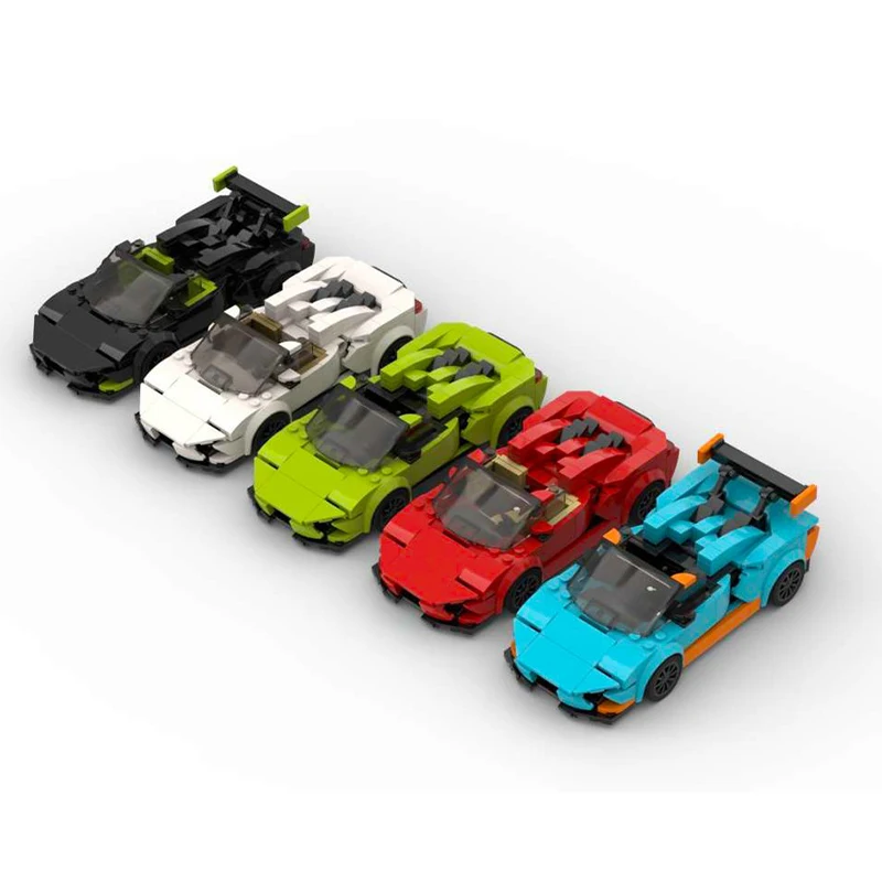 1433pcs MOC 2017 Raging Bull Huracan Spyder City Champions supercar Building Blocks Gift Parent Child Interactive Educational