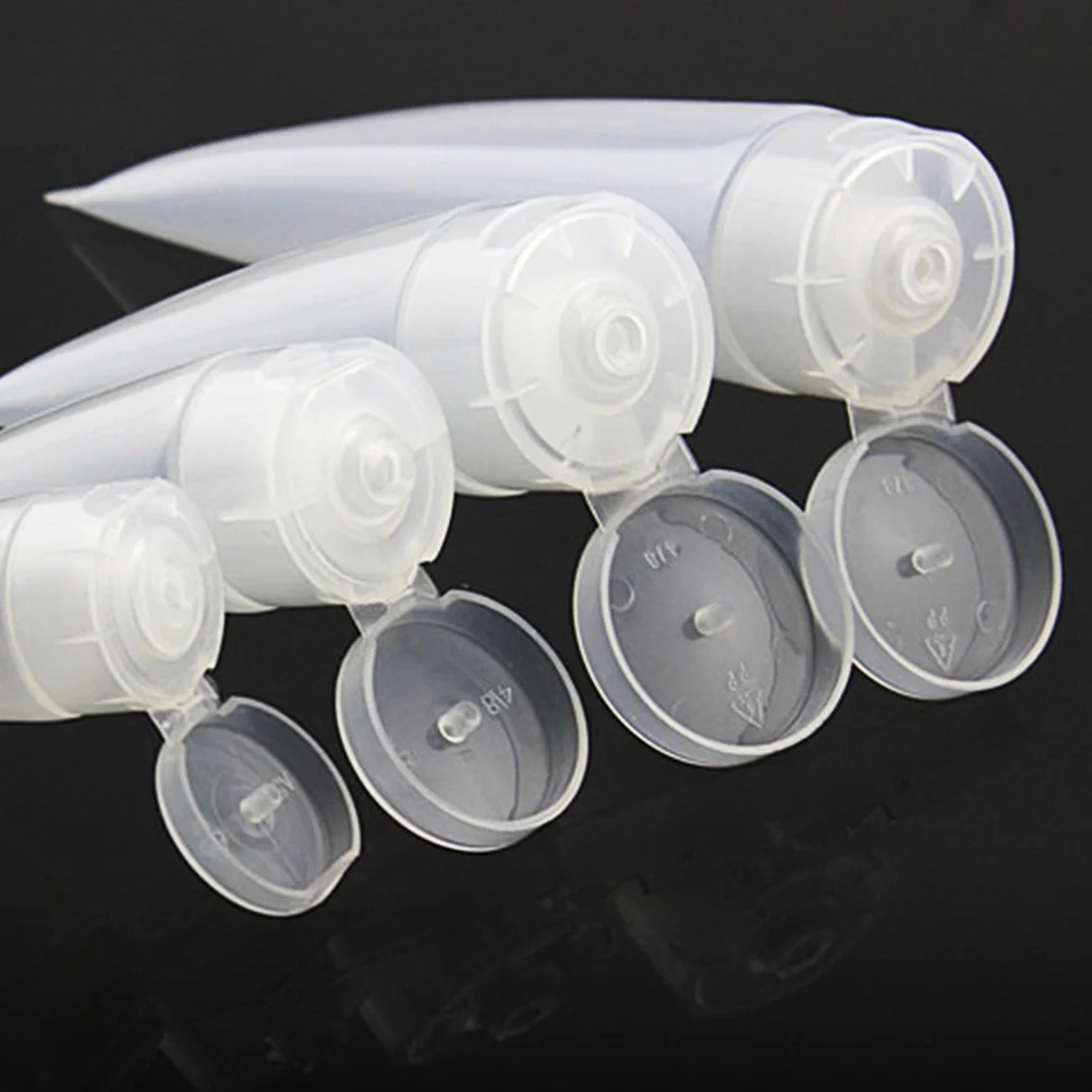 5Pcs 100ml Travel Bottles for Hand Lotion Shampoo Conditioner Empty Squeeze Tubes Leak Proof Refillable