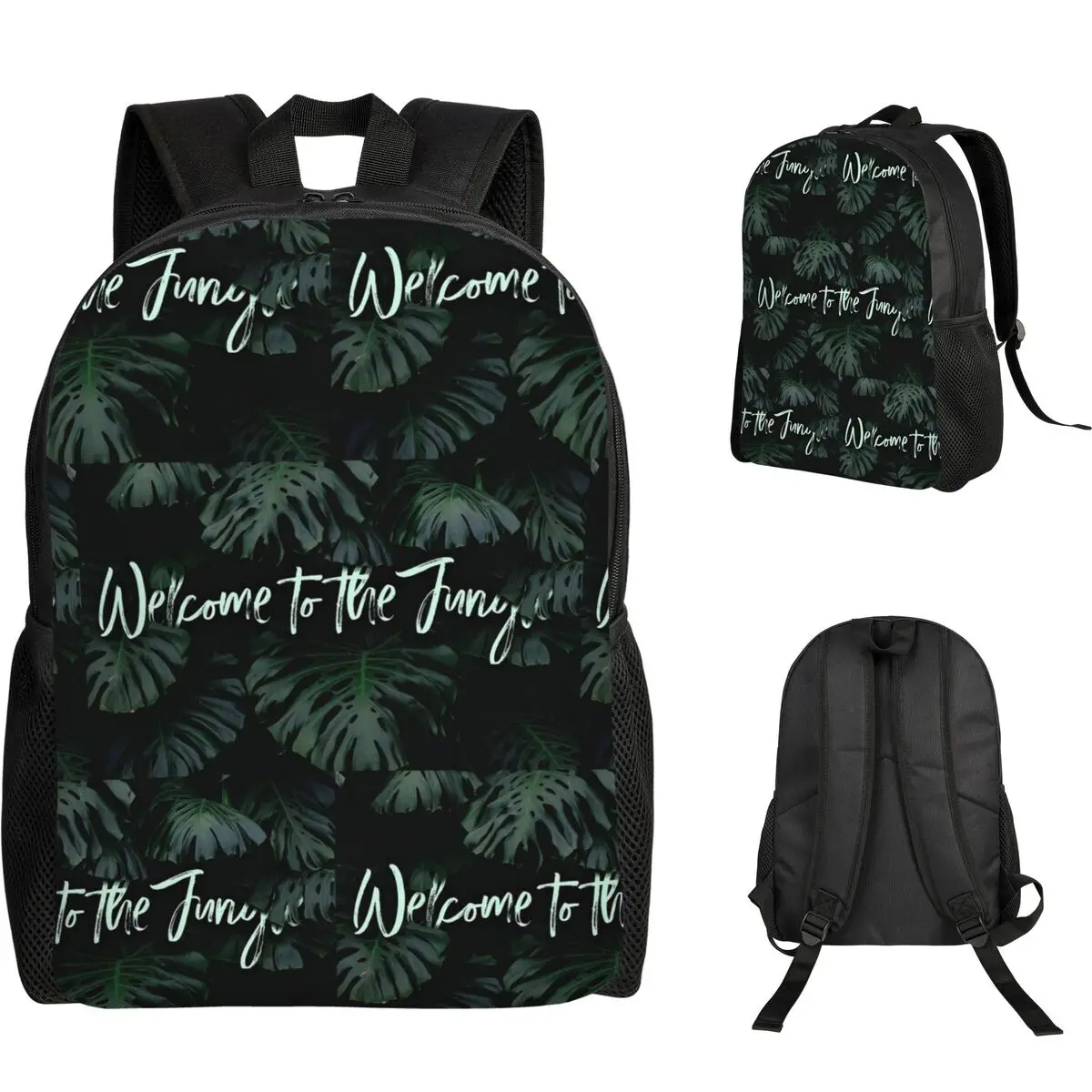 

Цифровой рюкзак Welcome To The Jungle Tropical для школьников, мальчиков и девочек, школьная сумка, сумка для ноутбука, сумка через плечо