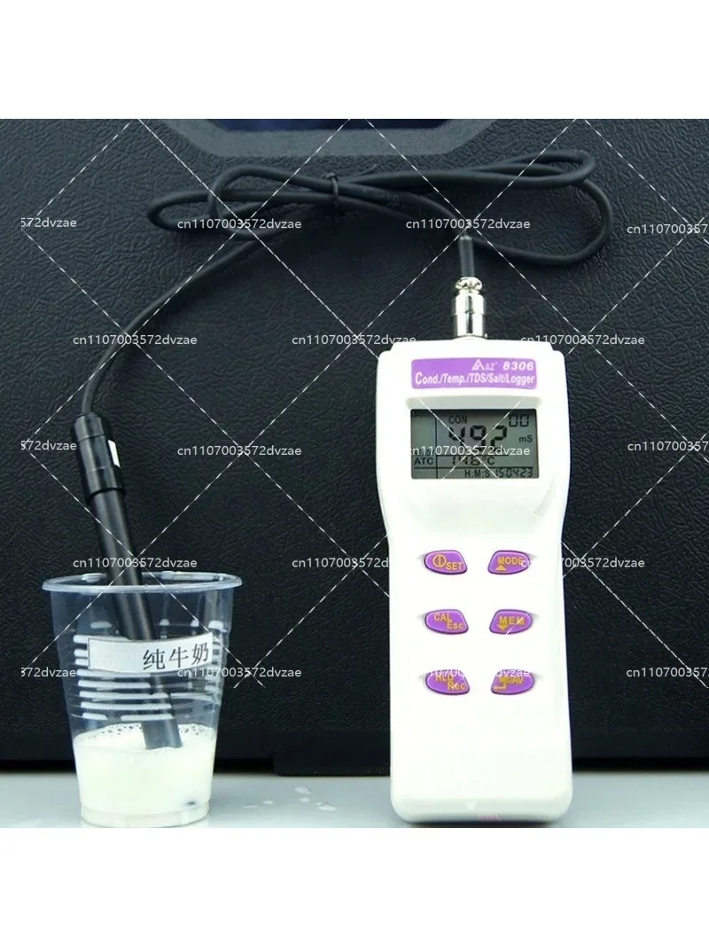 AZ8306 Digital Portable Conductivity Water Test Pen COND TDS Detector / Salinity Meter AZ-8306