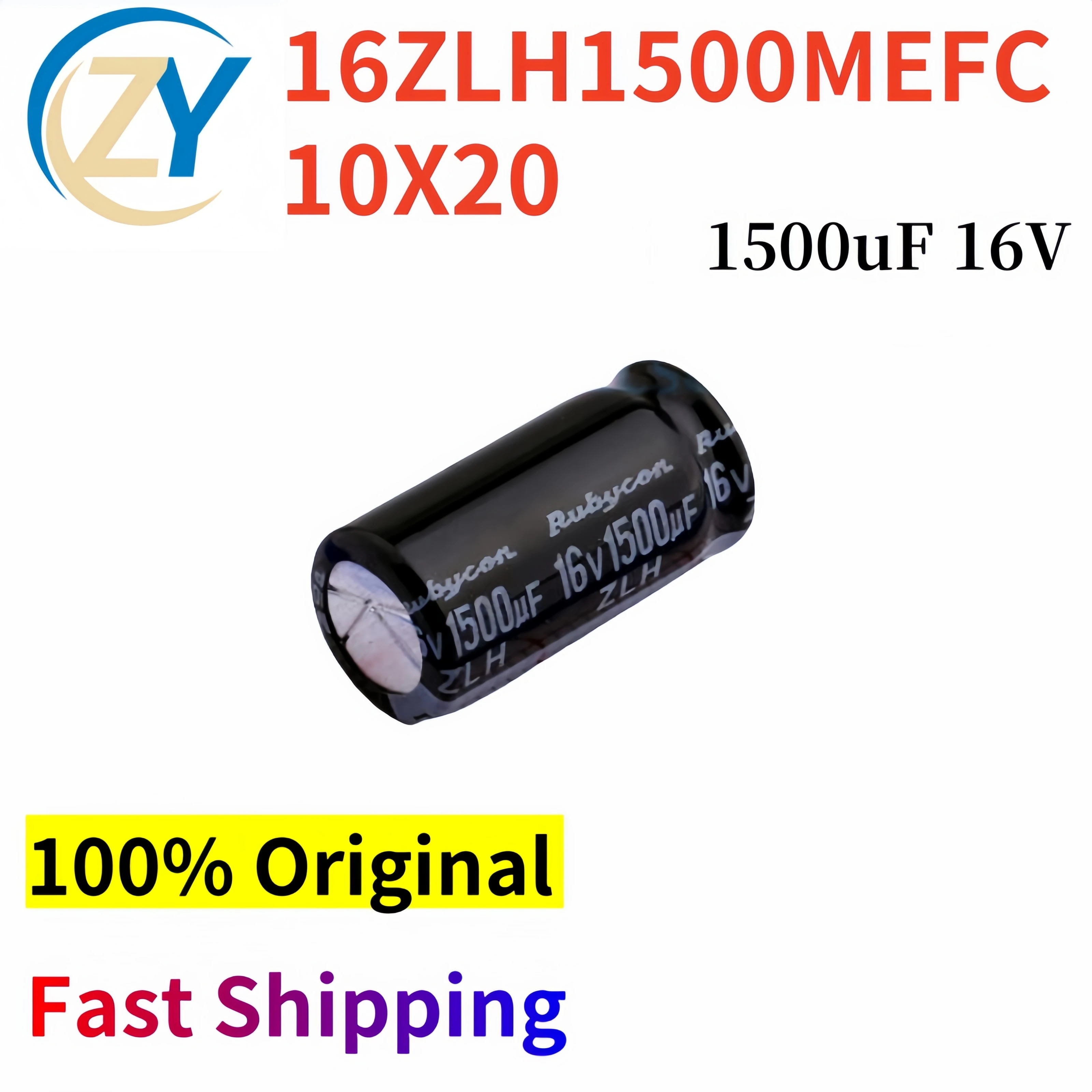 (5pcs) 16ZLH1500MEFC10X20 Capacitors 16ZLH1500 16VDC 100% Original & In Stock