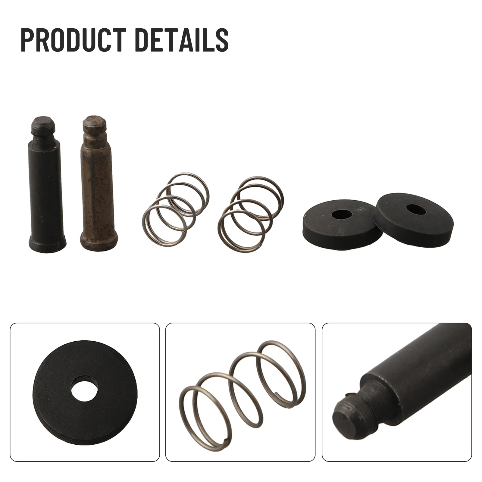 Grinder Lock Button Repairment Tools 2 Set Grinder Lock Button Kit Metal Plastic Power Tools Accessories Black