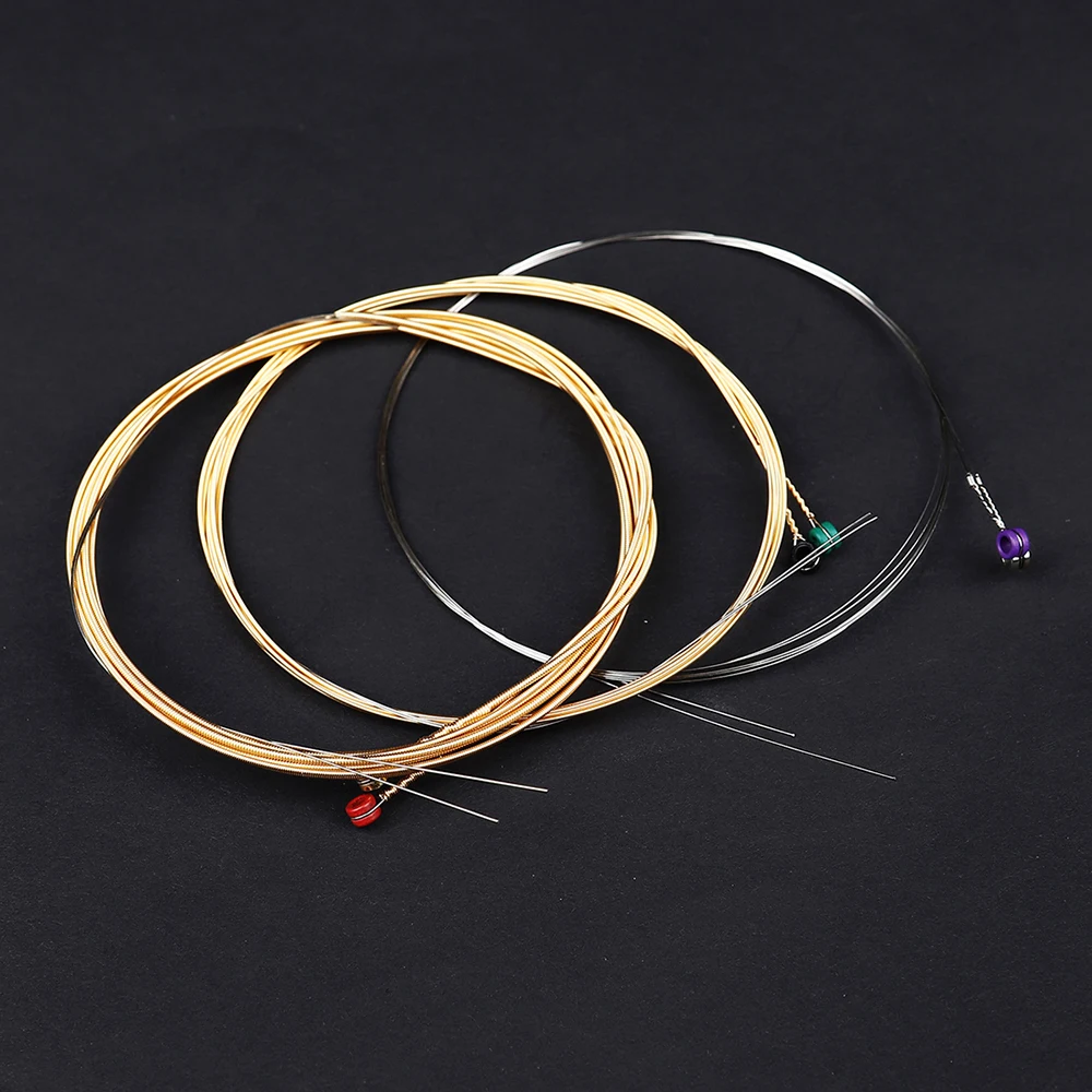 IRIN 6 Pieces/Set Of Folk Guitar Strings Phosphor Bronze Hexagonal Steel Core Strings For Musical Instruments Guitar Parts