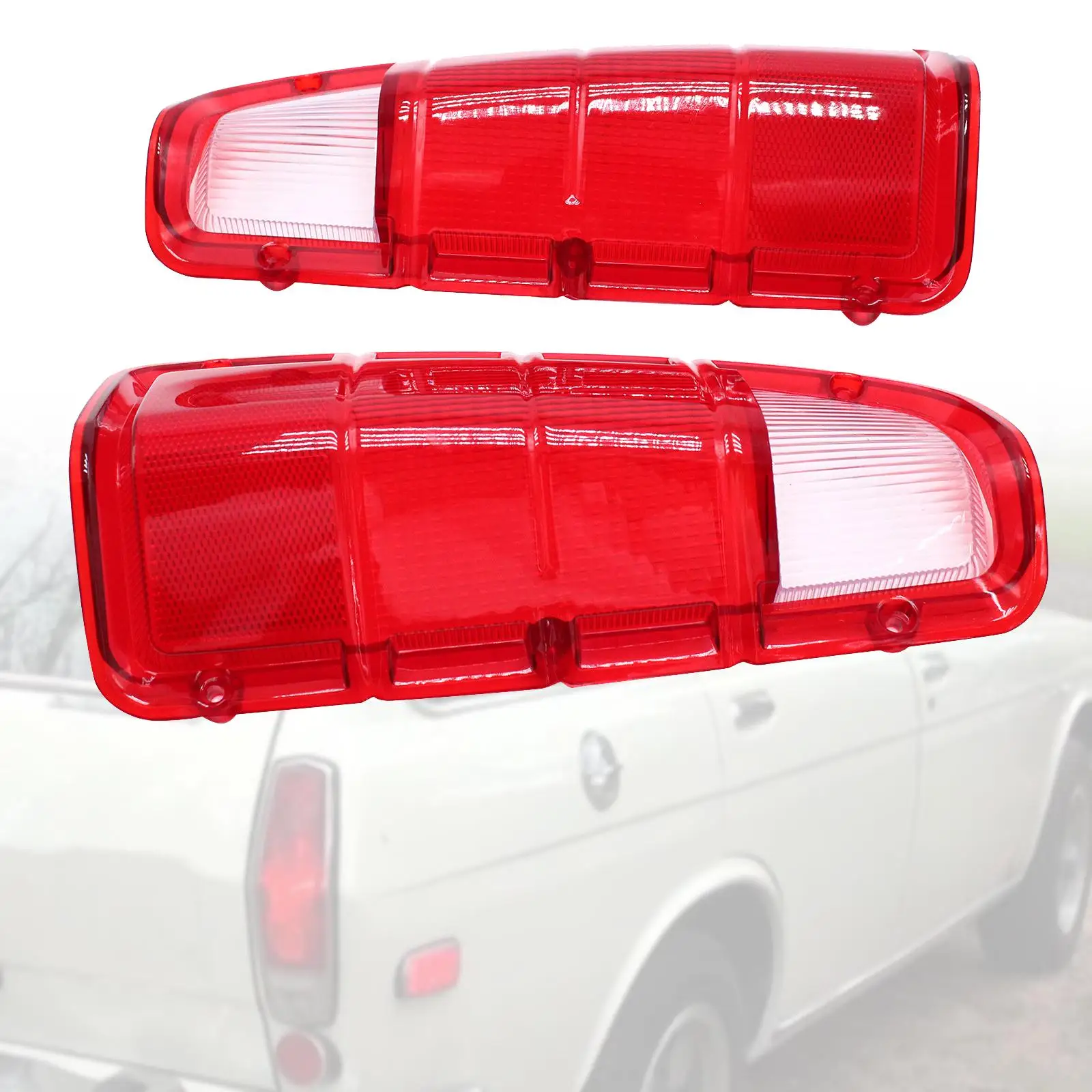

2Pcs Taillight Lens Bike-073 Directly Replace for Ddoge Truck 1972-1980