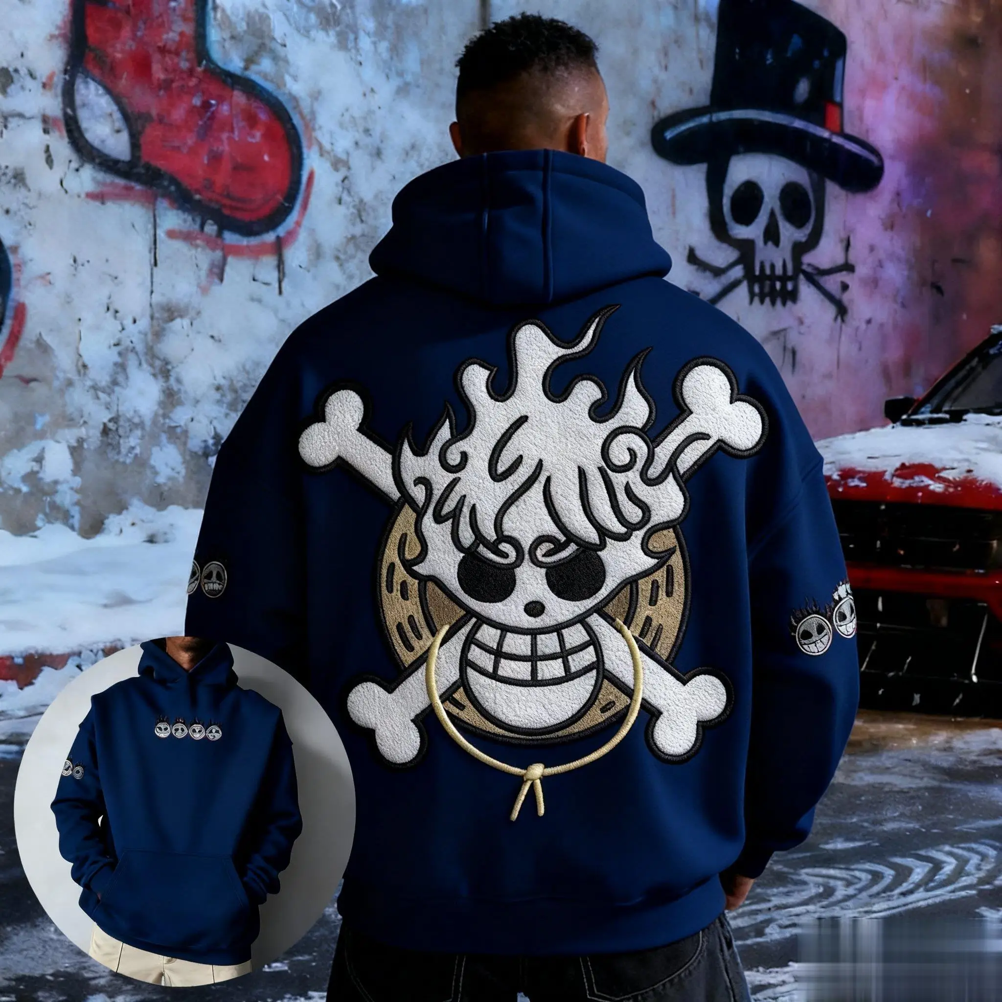 One Piece Anime Luffy Hoodie Männer Frauen Herbst Winter Pullover Sweatshirt Cosplay Casual Streetwear Kapuzenjacke Baumwolle Tops Y2k