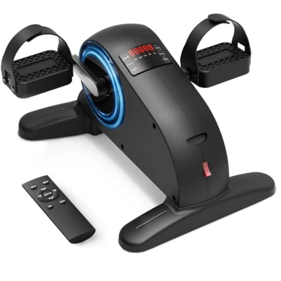 

Мини-велотренажер под стол с 12 регулируемыми скоростями, ЖК-дисплеем и пультом ДУ для пожилых людей и людей с ограниченными возможностями