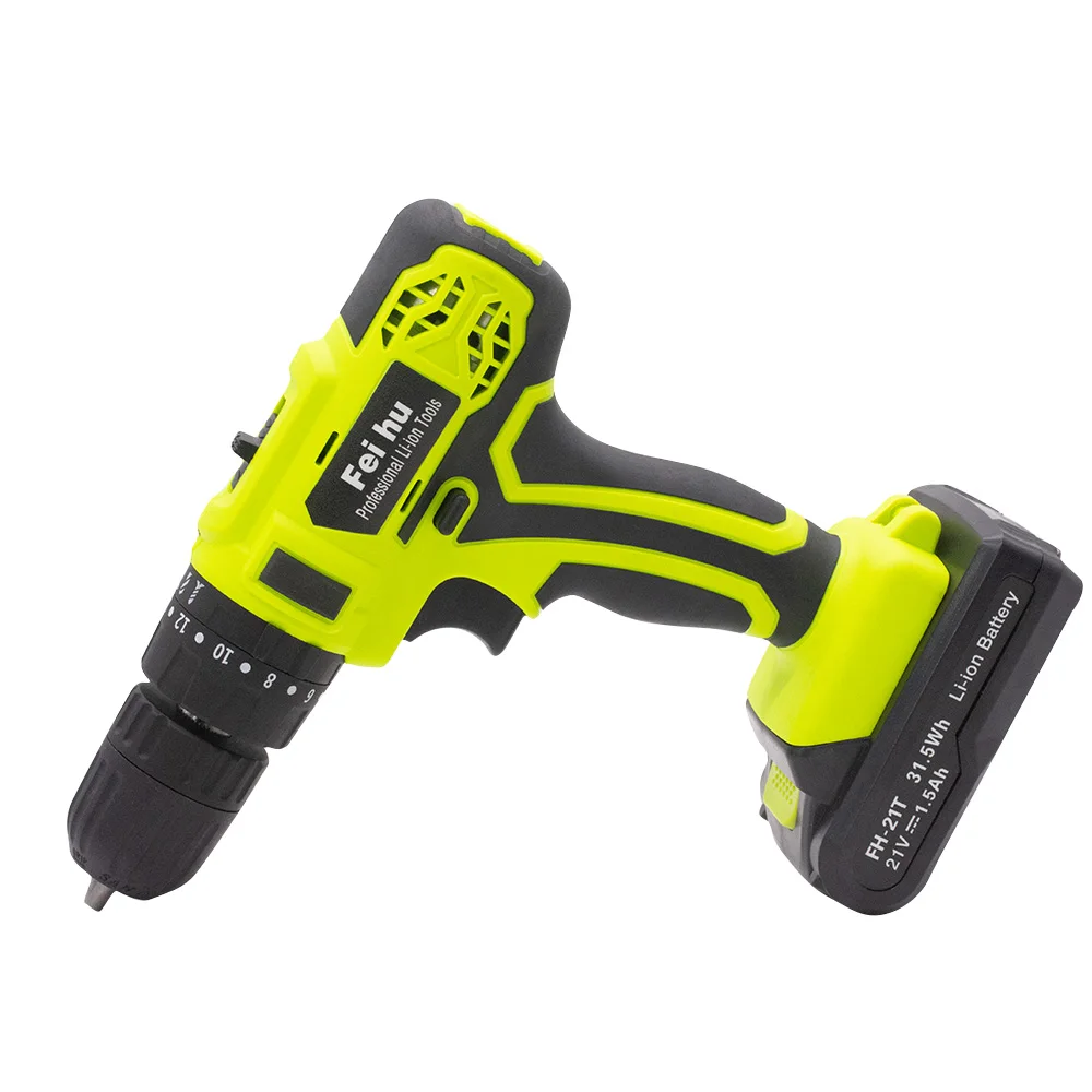 Manufacturer Power Tools 21V Cordless Drill And Impact Driver For DIY Working