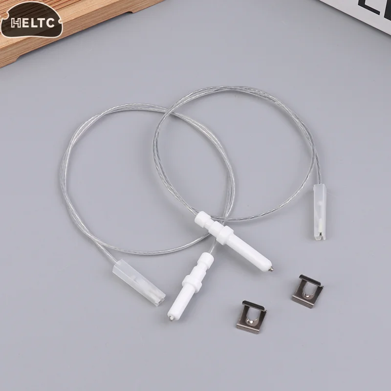 1Pc Gas Cooktop Stove Spare Igniter Electrode Spark Plug With Wire Ignition Ceramic Pin Ceramic Height 35mm 40mm For Gas Cooker